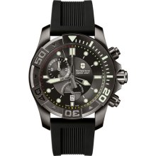 Victorinox Swiss Army 'Dive Master' Chronograph Watch Gunmetal