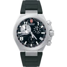 Victorinox Swiss Army Men's Convoy Black Dial Chronograph Watch (Black)