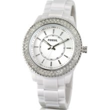 Watch Fossil Distortion Es2444 WomenÂ´s White