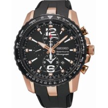 Watch Seiko Sportura Snaf28p1 MenÂ´s Black