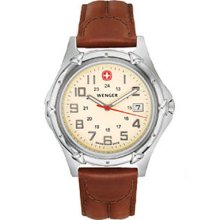 WengerÂ® Men's Brown Standard Issue Xl Watchenticing