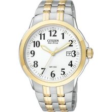 White Dial Sport Two-Tone, Men's Citizen