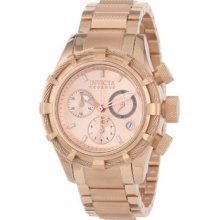 Women's 12460 Bolt Reserve Chronograph Rose Tone Dial 18k Rose Gold