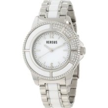 Women's 3C64400000 Tokyo Stainless Steel White Dial Crystal Bracelet