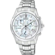 Women's Eco-Drive Stainless Steel Case and Bracelet Mother of Pearl