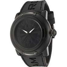 Women's Miami Beach Black Guilloche Dial Black Silicone