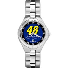 Women's NASCAR Jimmie Johnson Watch in Stainless Steel Pro II Sport