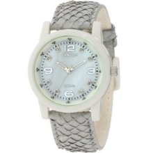 Women's ST/2700GMLG Diamond Dial Grey Salmon Fish Scale