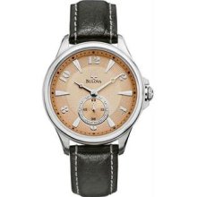 Women's Stainless Steel Adventurer Copper Dial Leather