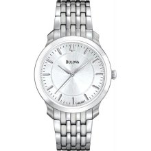 Women's Stainless Steel Classic Dress Silver Dial