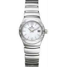 Women's Stainless Steel Mother of Pearl Dial