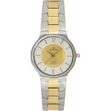 Women's Two Tone Seville Dress Watch Gold