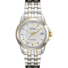 Women's Two Tone Stainless Steel Mother of Pearl Dial