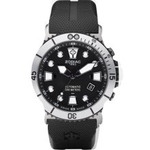 Zodiac ZO8013 Watch Oceanaire Mens - Black Dial Stainless Steel Case Automatic Movement