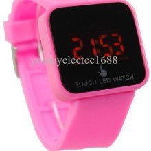 100pcs Or 200pcs Lot Factory Price Silicone Digital Led Watch Men Wo