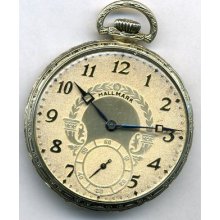 12s Thin Model Illinois Pocket Watch Hallmark Marquis Autocrat Sharp Throughout