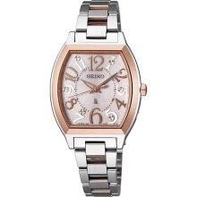 â˜…2011 Seiko Lukia Milky Pink Ssve052 Ladies Analog Watch