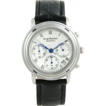 2011KM Krug Baumen Principle Classic Mens Chronograph Watch