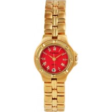 4962KL Krug Baumen Ladies Baron Red Dial