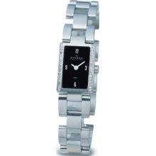 499SSXB Skagen Ladies Links Black Silver Watch