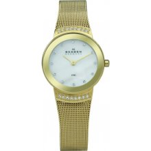 812SGG Skagen Ladies Gold Tone Steel Watch