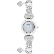 Accurist Charmed White Orchid Silver Plated LB1465W Watch