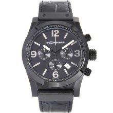 ACQUATECH CLBNRNRD Diamond Stainless Steel Men's Chronograph Watch