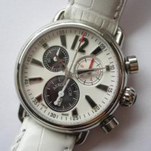 Aerowatch Chronograph Quartz White Dial Swiss Gents Watch