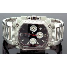 Agua Master 0.16ctw Mens Diamond Watch w323TT