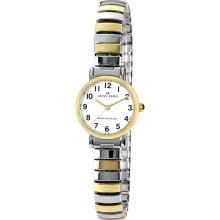 AK Anne Klein Women's 10-9449WTTT Expansion Band Easy To Read Dial Watch