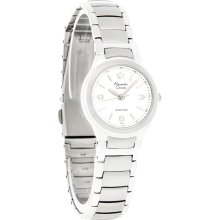 Alexandre Christie Ladies Sapphire Series White Swiss Quartz Watch A8042lss05