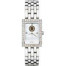 Alluring Ladies Boston Bruins Watch with Logo in Stainless Steel