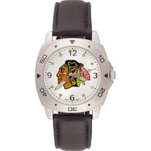 Anderson Jewelry Chicago Blackhawks Women's Leather Pro Watch ...