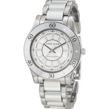 Anne Klein Women's 10/9981svsv Silver-tone Aluminum Bracelet Watch