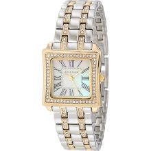 Anne Klein Women's 10-9749mptt Gold/silver Two-tone Analog Watch