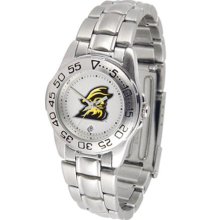 Appalachian State Mountaineers ASU Womens Steel Sports Watch