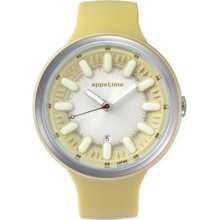 Appetime Womens Pips Fruits Plastic Watch - Khaki Rubber Strap -