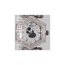 Aqua Master Square 20 pcs Diamond Womens Watch AM0269