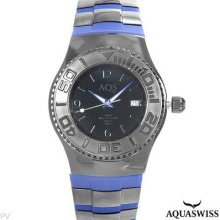 Aquaswiss 9629m Swiss Movement Men's Watch Black Case 01387179