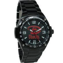 Arizona Diamondback watch : Arizona Diamondbacks Stainless Steel Warrior Watch - Black