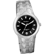 Armitron Men's Stainless Steel Black Dial Watch 20/1897blk