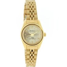 Armitron Women's 75/3785chgp Swarovski Crystal Accent Champagne Dial Watch