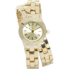 ASOS Wraparound Boyfriend Watch Gold