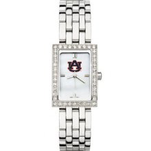 Auburn Tigers Ladies Allure Watch Stainless Bracelet LogoArt