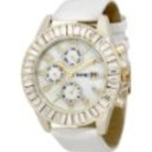 August Steiner Women's ASA837YG Swiss Quartz Baguette Bezel