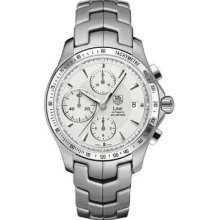 Authentic Tag Heuer Men's Link Chronograph Swiss Watch Cjf2111.ba0594