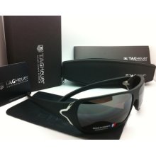 Authentic Tag Heuer Racer Sunglasses Th 9202 601 67-13 Black With Prime Lenses