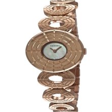 Azzaro Watches Women's Sparkling Mother of Pearl Dial Rose Gold Tone S