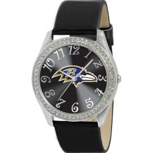 Baltimore Ravens Women's Glitz Classic Analog Patent Leather Watch (1)