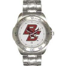 Boston College Eagles Men's Sport ''Game Day Steel'' Watch Sun Time